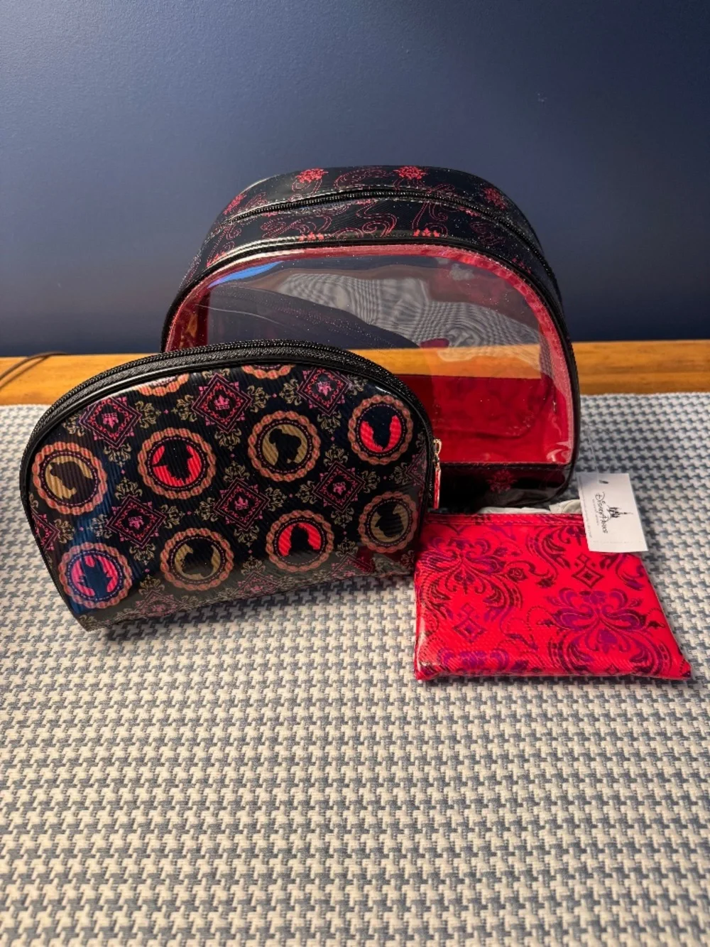 Beautifully Disney Cosmetic Bag Set NWT